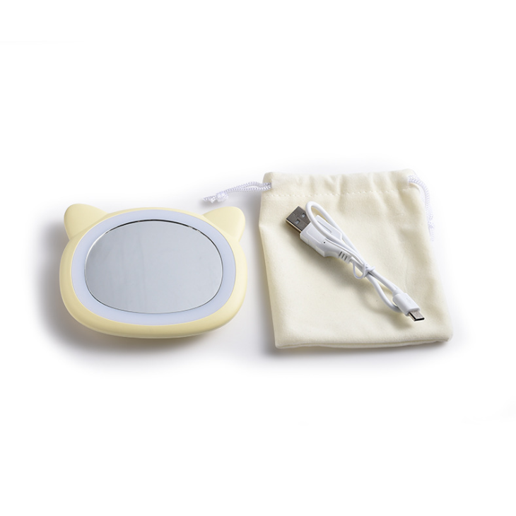 充電LED發光美妝鏡硅膠LED美妝鏡